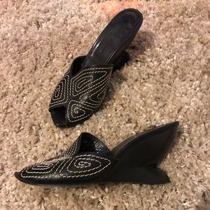 Robert Clergerie Unusual Wedges -Mint Condition!
